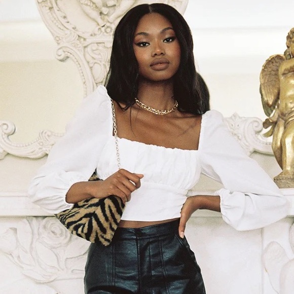 Princess Polly Long Sleeve Crop Blouse - Picture 5 of 8